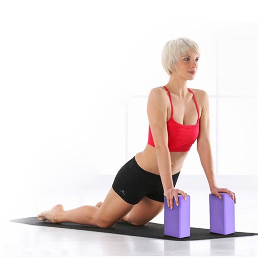 1PC EVA Yoga Block Brick Sports Exercise Fitness Gym Workout Stretching Foam Brick Stretching Exercise Tool Brique de yoga#20