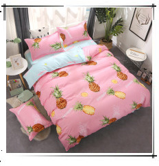 Eyelash Star Yellow 4pcs Kid Bed Cover Set Cartoon Duvet Cover Adult Child Bed Sheet and Pillowcases Comforter Bedding Set 61018