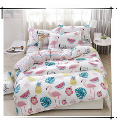 Star Stripe Geometric 4pcs Kid Bed Cover Set Cartoon Duvet Cover Adult Child Bed Sheet Pillowcases Comforter Bedding Set 61014