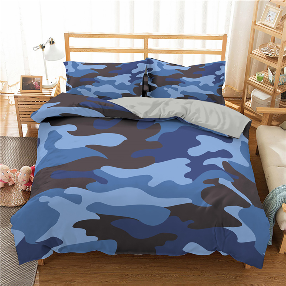 Homesky Camouflage Bedding set Boy Teen Kids Duvet Cover Set Queen King Quilt Set Abstract Bedclothes Bedroom Home textiles