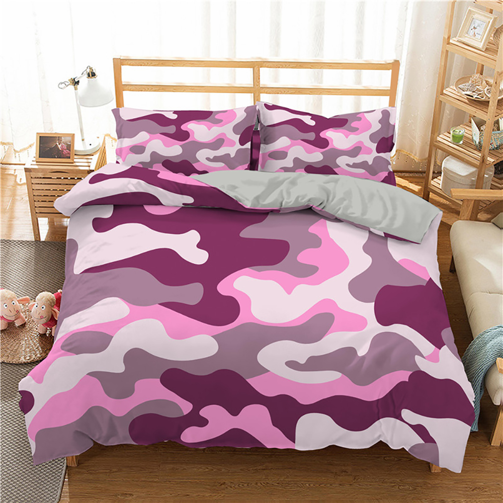 Homesky Camouflage Bedding set Boy Teen Kids Duvet Cover Set Queen King Quilt Set Abstract Bedclothes Bedroom Home textiles