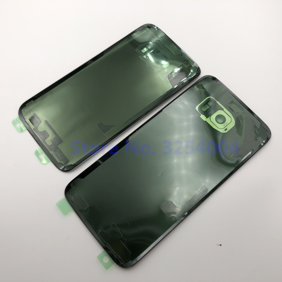 For Samsung Galaxy S7 Edge G935 S7 G930 Battery Back Cover Door Housing Replacement Repair Parts + ear Camera Glass Lens Frame