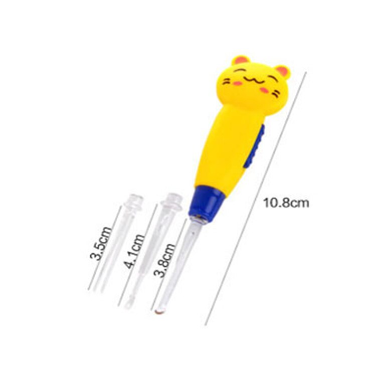 Baby Care Ear Spoon Light Child Ears Cleaning with Light Wholesale Earwax Spoon Digging Luminous Dig Ear Syringe japanese style