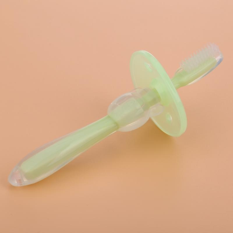 1pc Kids Soft Silicone Training Toothbrush Newborn Baby Children Dental Oral Care Tooth Brush Tool Baby Kids Teething Teether