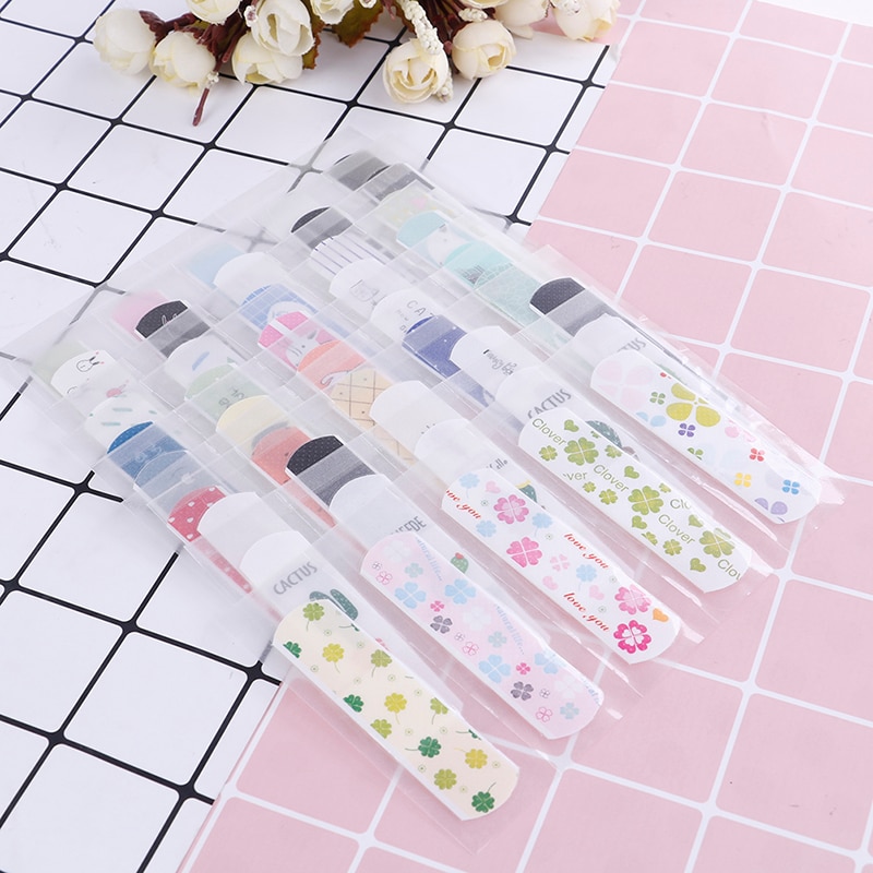 2 Sheets First Aid Emergency Skin Care Cartoon Waterproof Kids Band Aid Adhesive Bandage Wound Brace Support Plaster Kits