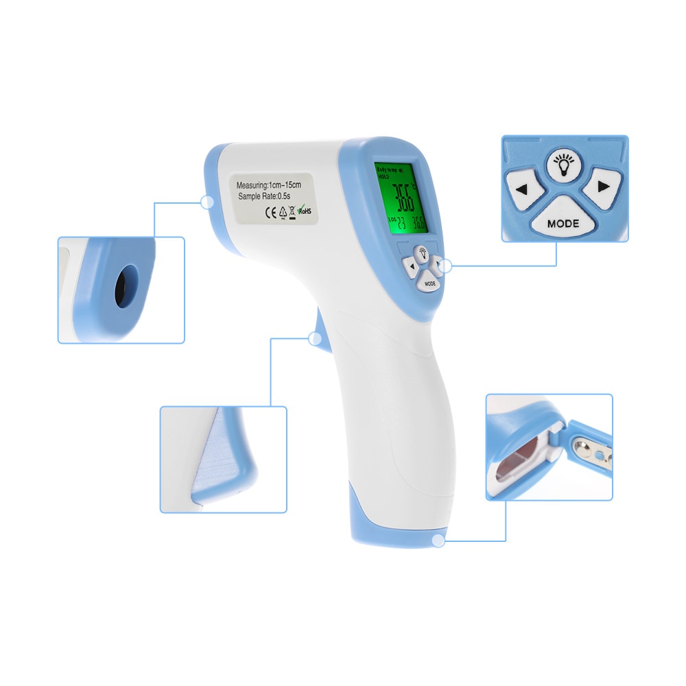 Termometro Infrarojo Digital Termometro Laser Non-contact Infrared Temperature Infrared Ir Tempera Fast Delivery Dropshipping