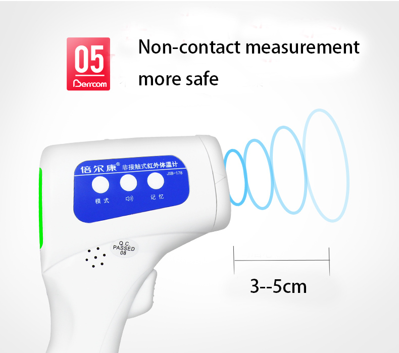 Muti-fuction Baby/Adult Digital Termomete Infrared Forehead Body Thermometer Gun Non-contact Temperature Measurement Device