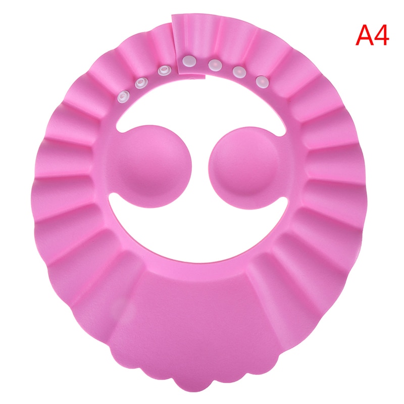 Shampoo Cap Durable Baby Bath Visor Hat Adjustable Baby Shower Protect Eye Water-proof Hair Wash Shield For Infant