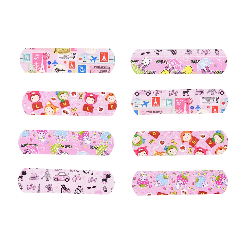 50PCs Cartoon Band Aid Hemostasis Adhesive Bandages Waterproof Breathable First Aid Emergency Kit For Kids Children Skin Care