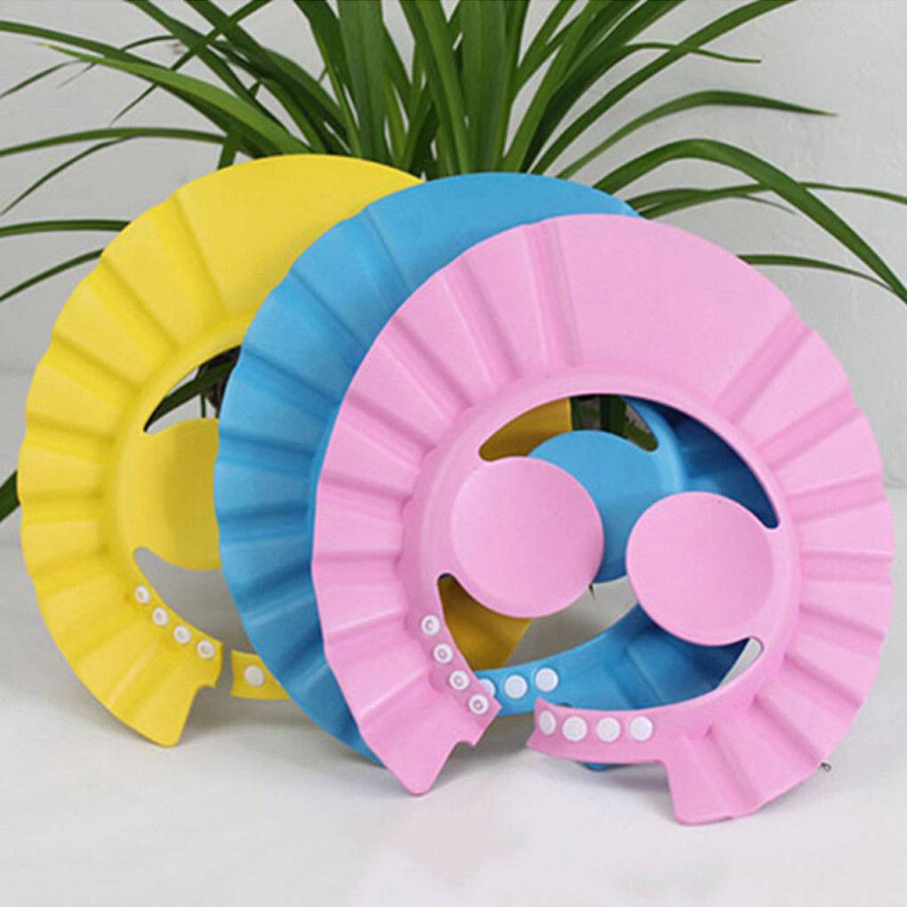 Baby Kids Cap Baby Shower Cap Baby Bath Cap Shower Hat Bath Visor Kids Bath  Bath Wash Hair Shield Hat Cap Protect Eyes Hair