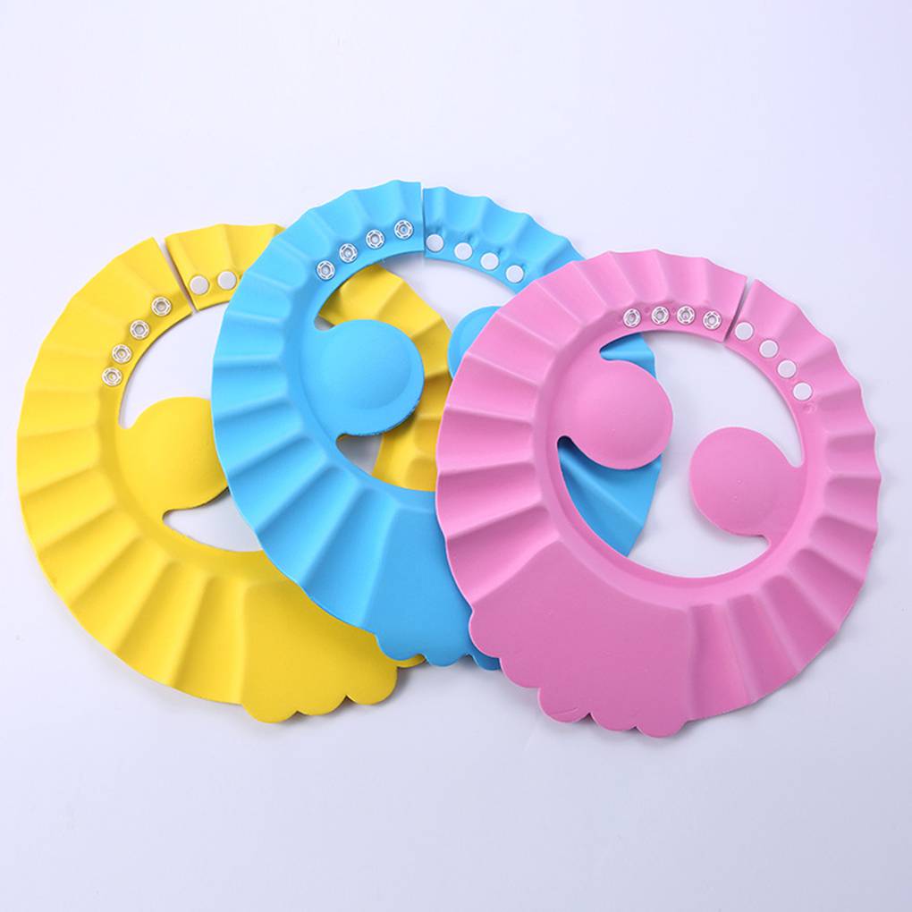 Baby Kids Cap Baby Shower Cap Baby Bath Cap Shower Hat Bath Visor Kids Bath  Bath Wash Hair Shield Hat Cap Protect Eyes Hair