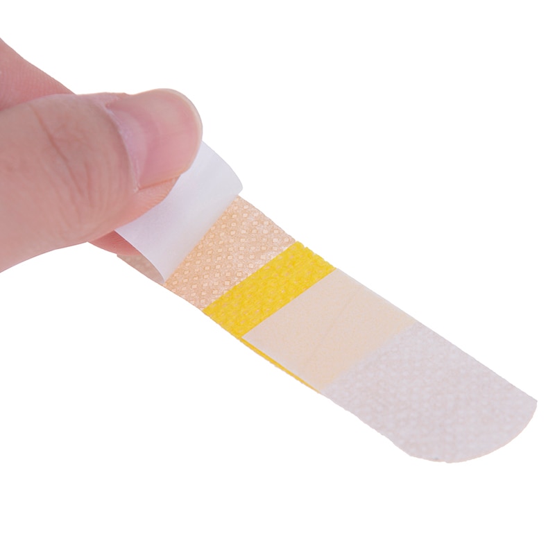 50Pcs Waterproof Breathable Wound Hemostasis Sticker Band First Aid Bandage Cushion Adhesive Plaster Medical Band-Aids Bandages