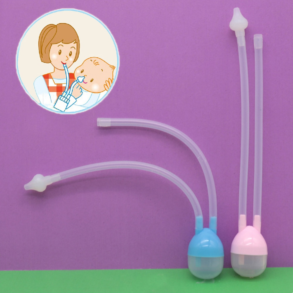 Hot Newborn Baby Vacuum Suction Nasal Aspirator Safety Nose Cleaner Infantil Nasal Catheter Pump Device Nose Care Sniffer Drop