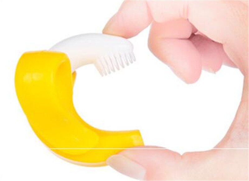 High Quality Silicone Toothbrush And Environmentally Safe Baby Teether Teething Ring Kids Teether Children Chewing