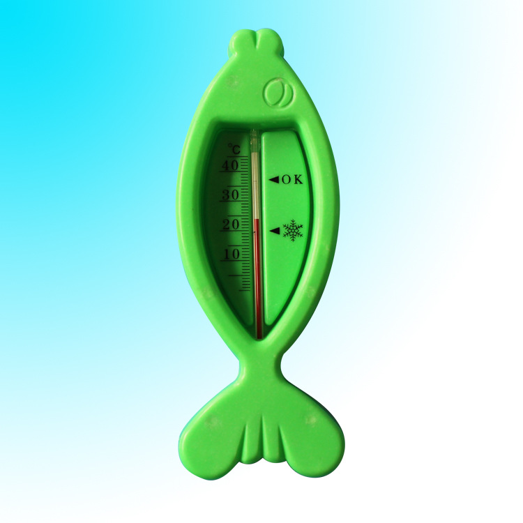 Fish-shaped Thermometer for Dry-wet  Baby Bath Infant Bathroom Toy Toddler Tub Water Sensor Indoor Thermometer Baby Care