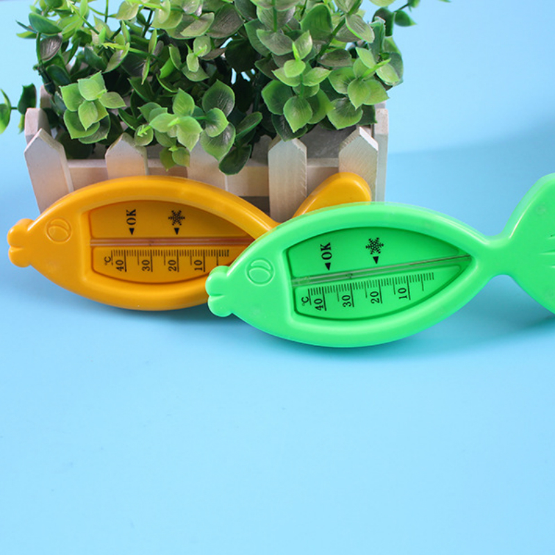 Fish-shaped Thermometer for Dry-wet  Baby Bath Infant Bathroom Toy Toddler Tub Water Sensor Indoor Thermometer Baby Care