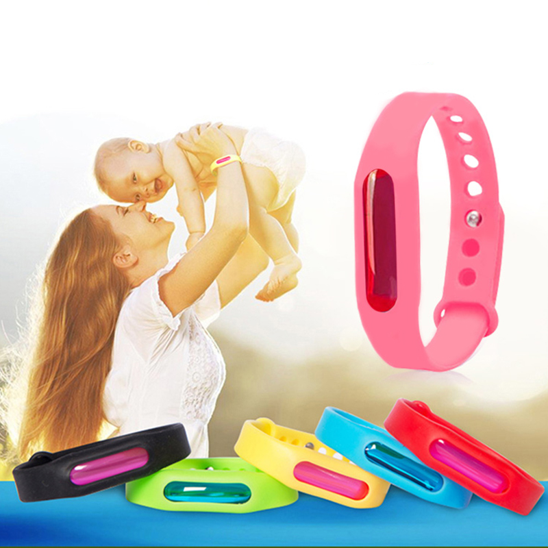 1pc baby skin care Anti Mosquito Insect Repellent Wrist Silicone Wristband Mosquito Repellent Bracelet Camping Outdoor baby gift