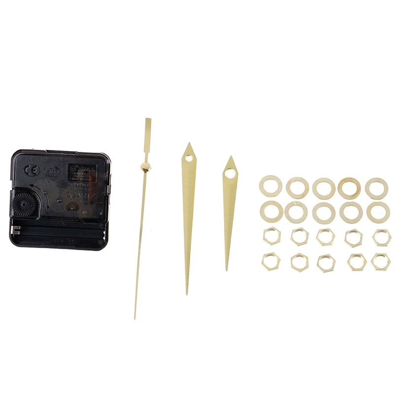 11 Styles DIY Clocks Parts Quartz Clock Movement Mechanism Repair Parts Black + Hands Replacement Parts Kit Set