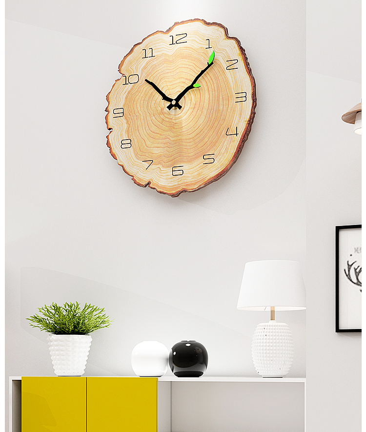 decorativ Vintage Wooden Clock Cafe Office Home Kitchen Wall Decor Silent Clock design Art Large Wall Clock Gift  home wallclock