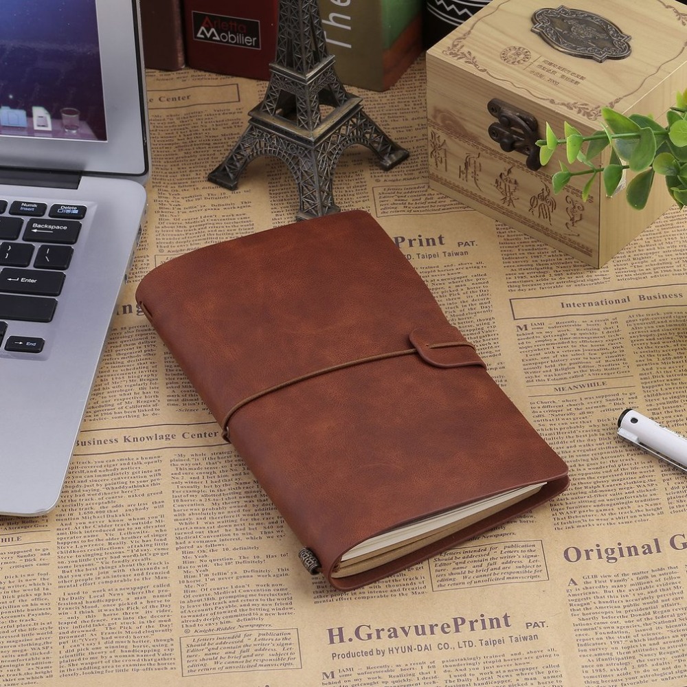 Portable Students School Stationery Writing Notebook Business Travel Diary Outdoor Journal Planner Agenda DIY Birthday Gift