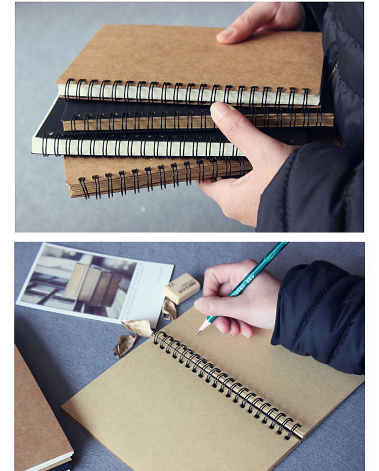 Sketchbook Diary Drawing Painting Graffiti Small 12*18cm Soft Cover Blank Paper Notebook Memo Pad School Office Pads Stationery