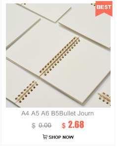A5 A6 Bullet Journal Inner Pages Notebook Planner Filler Papers Line Blank Grid Diary Notebook Stationery School Supplies