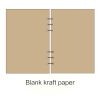 Blank Kraft paper