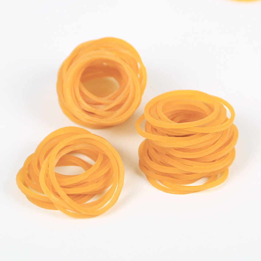 100PCS/bag High Quality Stationery Holder Thermostability Rubber Bands Strong Elastic Hair Band Loop Office Supplies