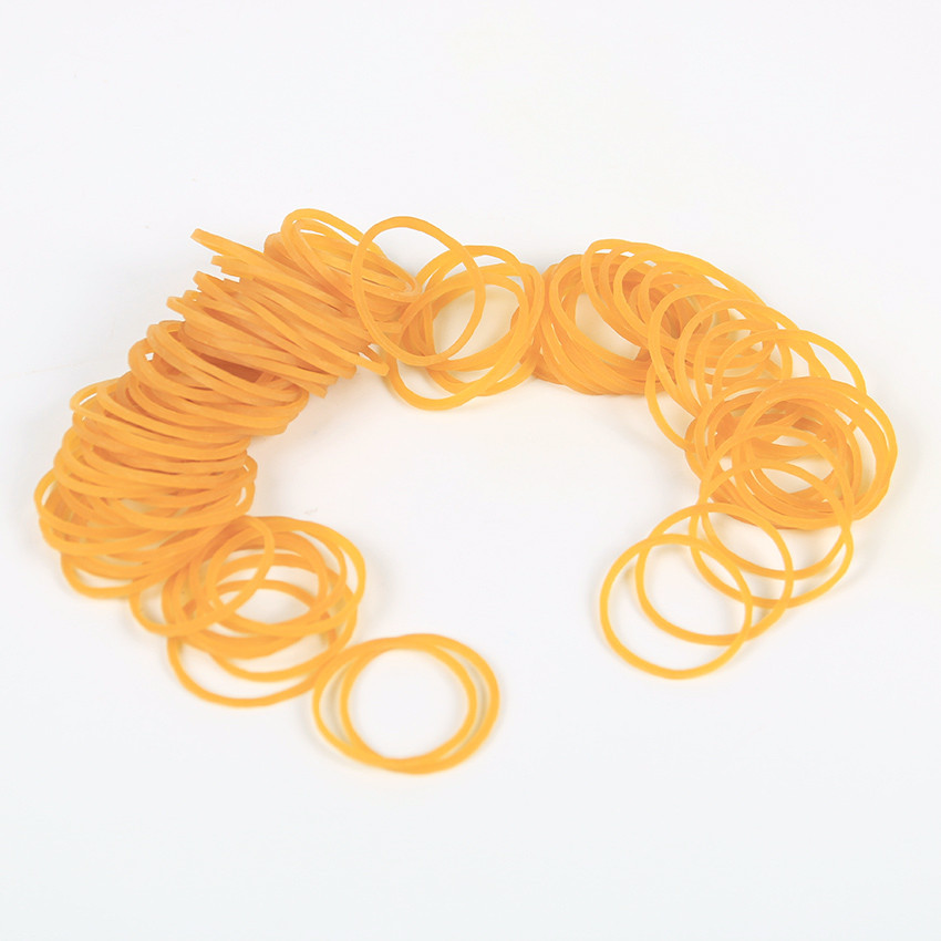 100PCS/bag High Quality Stationery Holder Thermostability Rubber Bands Strong Elastic Hair Band Loop Office Supplies