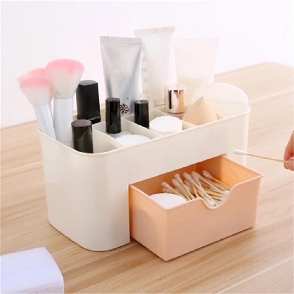 Office Desk Organizer Drawer Multi-functional Plastic 6 Grid Cosmetics Jewelry Storage Box Case Desktop Stationery Container