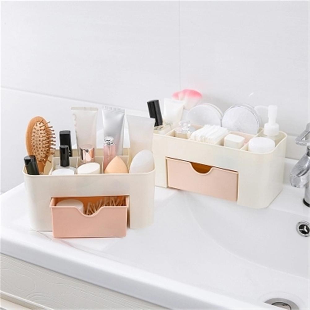 Office Desk Organizer Drawer Multi-functional Plastic 6 Grid Cosmetics Jewelry Storage Box Case Desktop Stationery Container