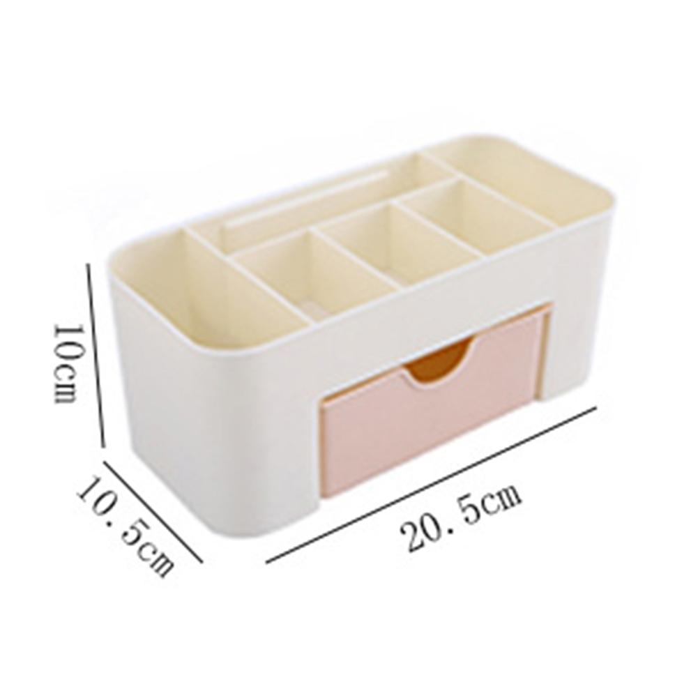 Office Desk Organizer Drawer Multi-functional Plastic 6 Grid Cosmetics Jewelry Storage Box Case Desktop Stationery Container