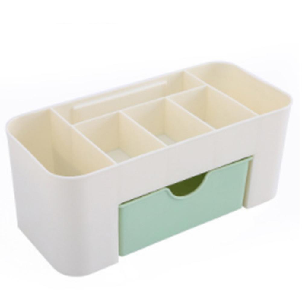 Office Desk Organizer Drawer Multi-functional Plastic 6 Grid Cosmetics Jewelry Storage Box Case Desktop Stationery Container