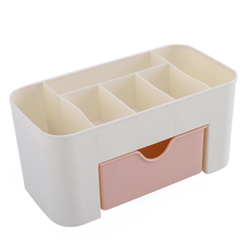 Office Desk Organizer Drawer Multi-functional Plastic 6 Grid Cosmetics Jewelry Storage Box Case Desktop Stationery Container