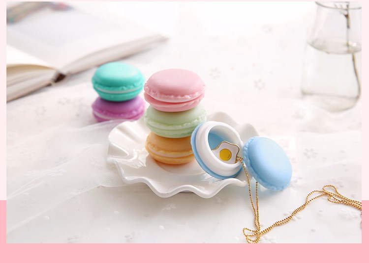 6 pcs/Lot Mini clips dispenser Macaron storage box Candy organizer for eraser zakka Gift Stationery Office school supplies 5028