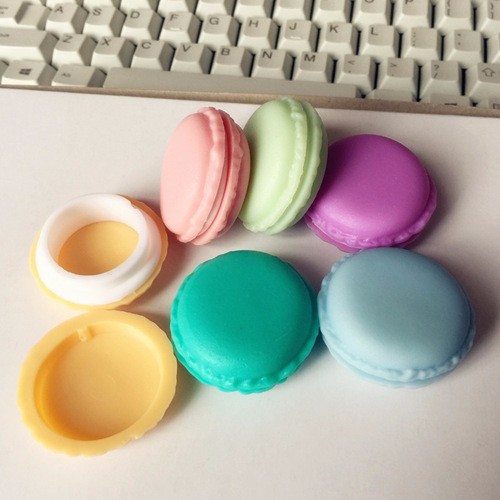 6 pcs/Lot Mini clips dispenser Macaron storage box Candy organizer for eraser zakka Gift Stationery Office school supplies 5028