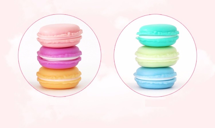 6 pcs/Lot Mini clips dispenser Macaron storage box Candy organizer for eraser zakka Gift Stationery Office school supplies 5028