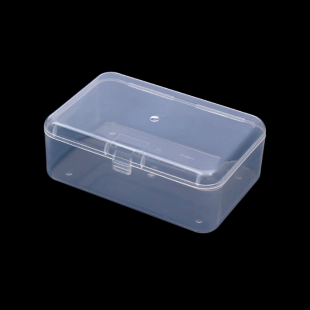 Transparent Plastic Storage Stationery Holders Box Clear Square Multipurpose Display Case Plastic Jewelry Storage Boxes