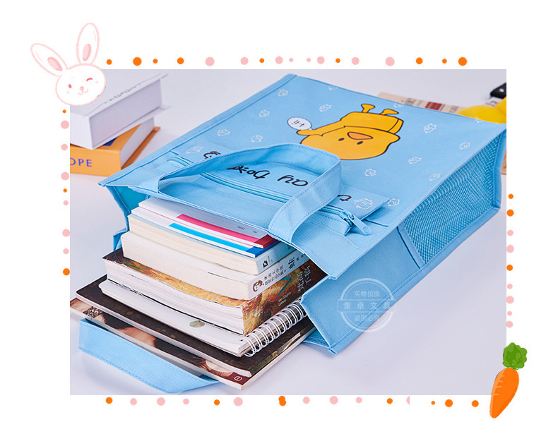 2020 Pencil Bag Document Bag Stationery Thicken Organizer Folder School Office Portfolio Portable Zipper File Pocket