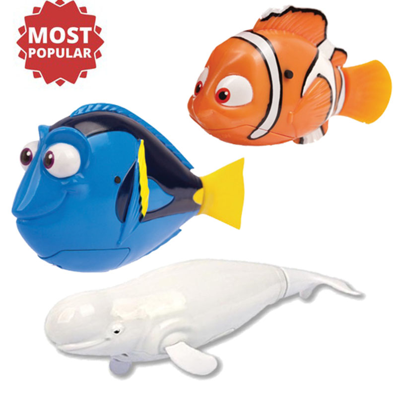 Bath Toys Attractive Swimming Fish Activated In Water Magical Electronic Fun Funny Gadgets Interesting  Gift for Kids