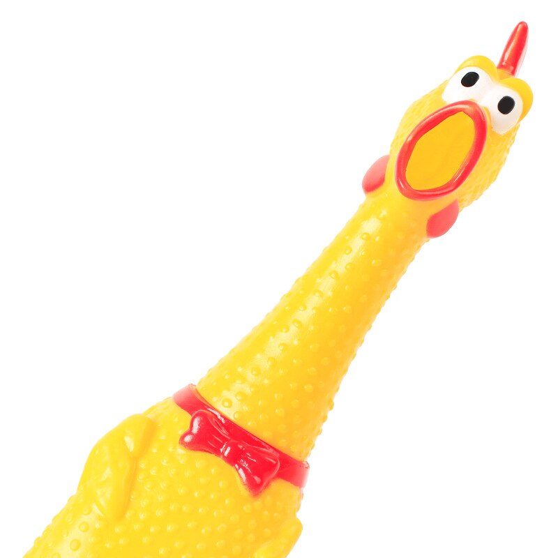 16cm Screaming Chicken Squeeze Sound Toy Pets Toy Product Dog Toys Shrilling Decompression Tool Funny Gadgets