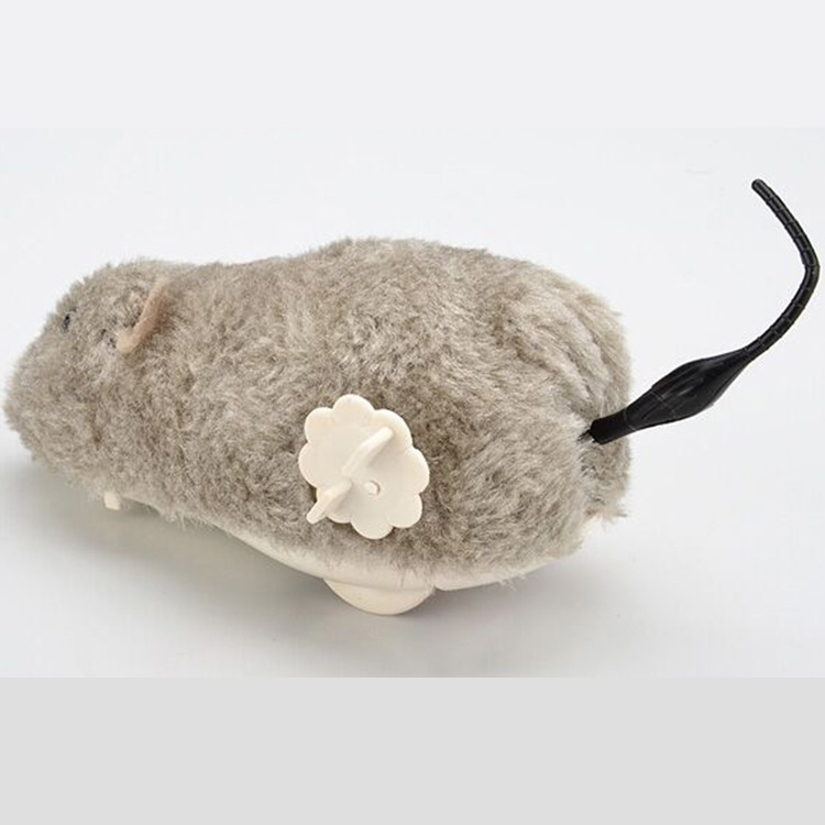 About the chain hair plush simulation mouse wag tail pet dog cat gift pressure toy funny gadget prank horror fun sensory autism