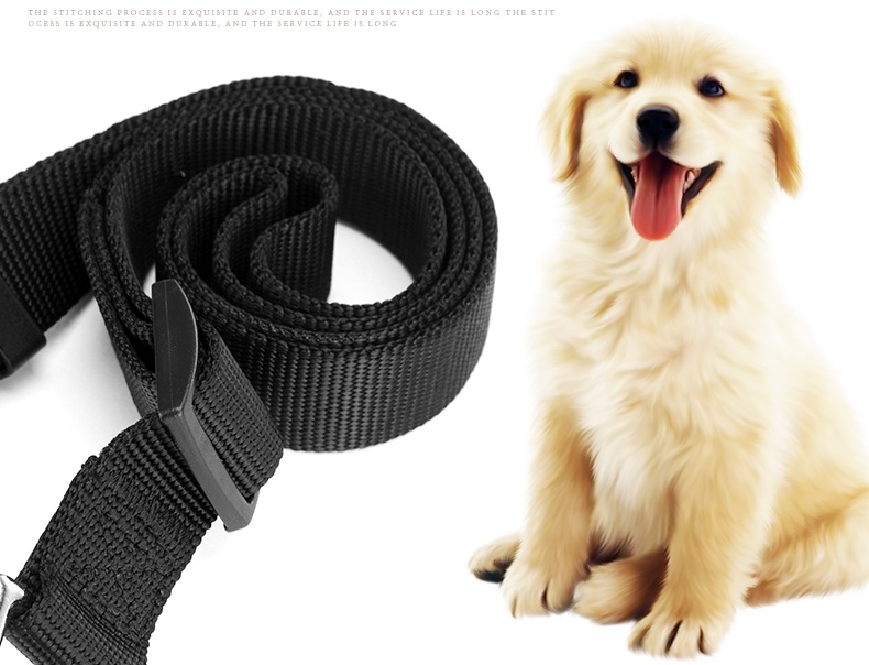 Vehicle Car Pet Dog Seat Belt Puppy Car Seatbelt Harness Lead Clip Pet Dog Collars Supplies Safety Lever Auto Traction Gadgets