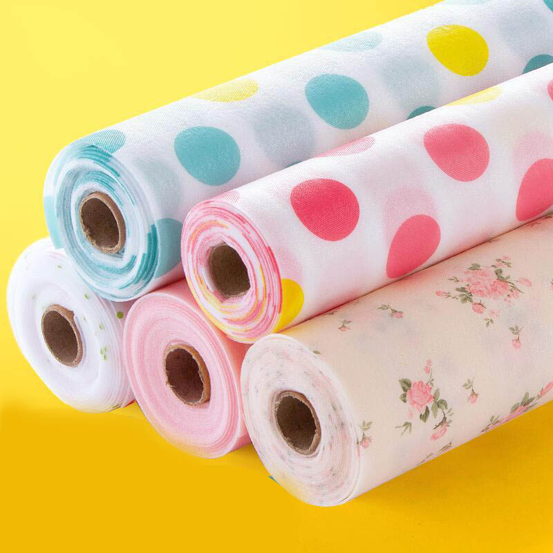 1 Roll Table Drawer Mat Kitchen Gadgets Shelf Liner Contact Paper Waterproof Drawer Paper PET Anti-oil Table Desk Decoration
