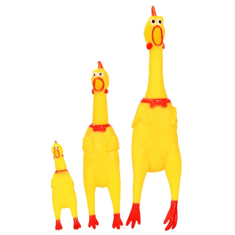 30cm  New7cm 40cm Screaming Chicken Squeeze Sound Toy Pets Toy Product Dog Toys Shrilling Decompression Tool Funny Gadgets 1