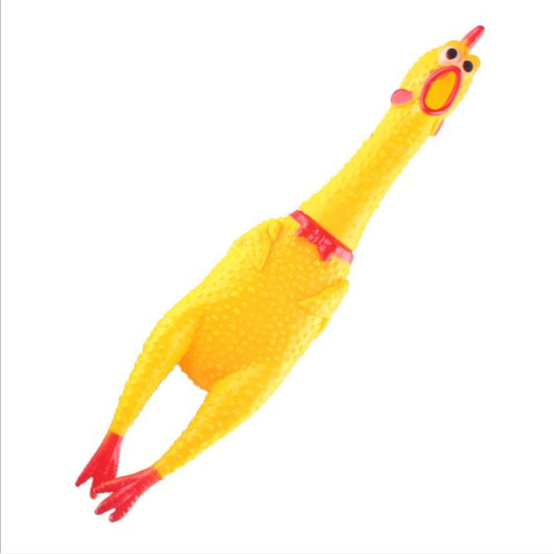 16cm 30cm 38cm Screaming Chicken Squeeze Sound Toy Pets Toy Product Dog Toys Shrilling Decompression Tool Funny Gadgets