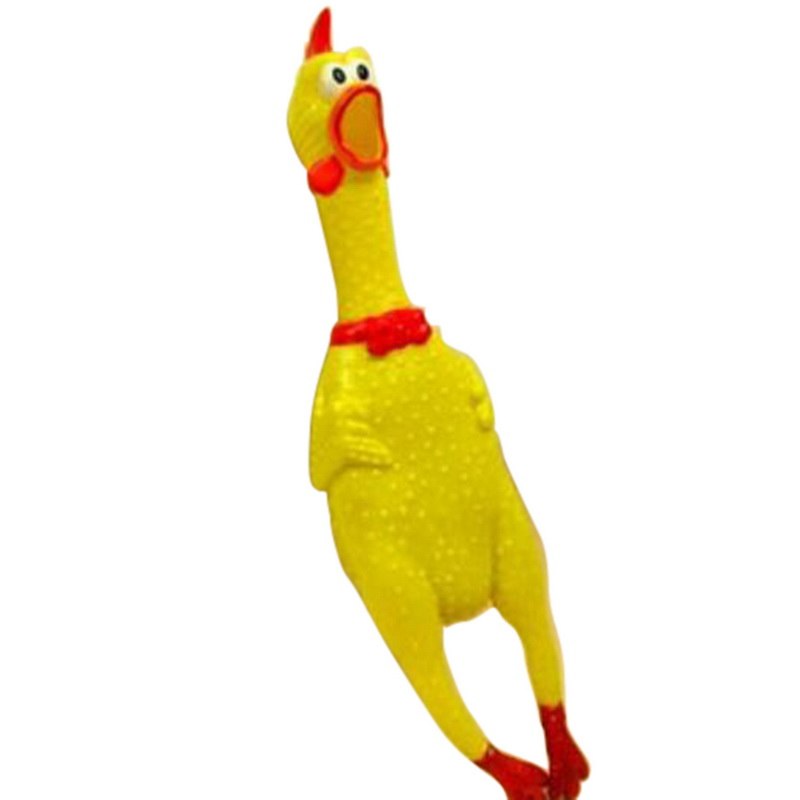Urijk Hot Screaming Chicken Blame Chicken Squeeze Sound Toy Pet Toy Product Dog Toys Shrilling Decompression Tool Funny Gadget