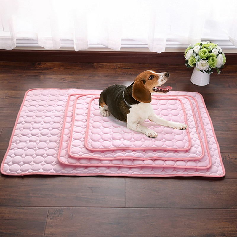 Hoomall Summer Cooling Mats Blanket Ice Pet Dog Bed Sofa Portable Tour Camping Yoga Sleeping Mats For Dogs Cats Pet Gadgets