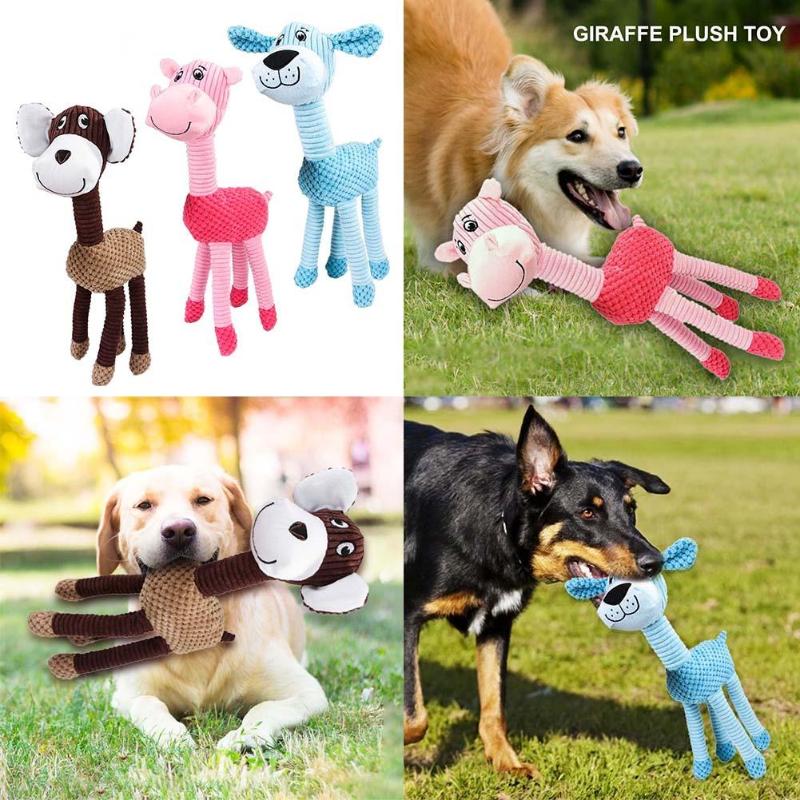 1pc Plush Pet Squeaky Chew Interactive for Dog Cat Sound Toys Pets Supplies Necessary Household Pet Decompression Gadgets