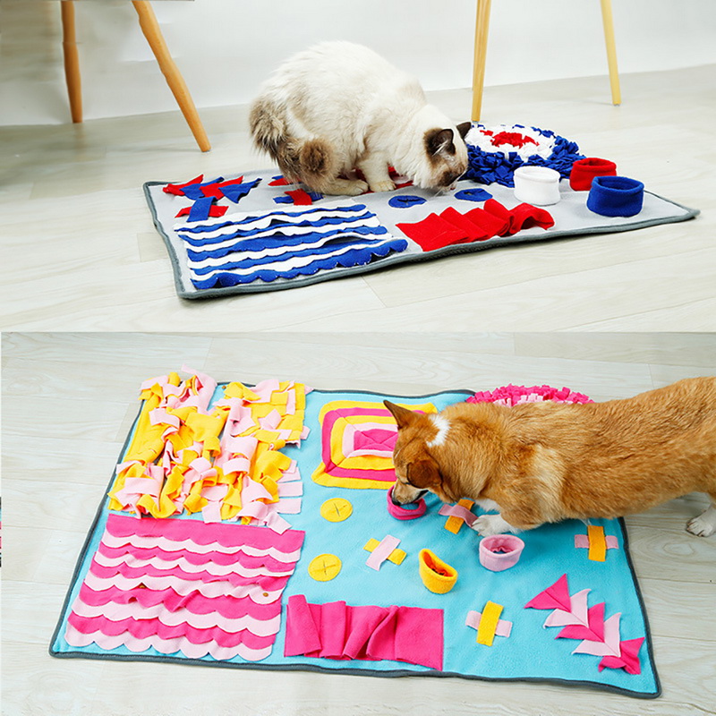 Hoomall Training Blanket Sniffing Blanket Chewing Biting Mats Pet Gadgets Soft Pet Dog Mats Nose Training Dog Beds Sofa Pads